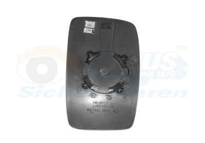 Mirror Glass, exterior mirror VAN WEZEL 1612838