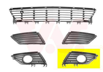 Kratka wentylacyjna, zderzak VAN WEZEL 3779593