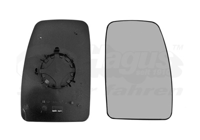 Mirror Glass, exterior mirror VAN WEZEL 3799838