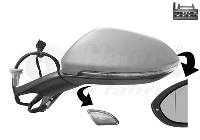 Exterior Mirror VAN WEZEL 5766827