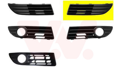 Ventilation Grille, bumper VAN WEZEL 5828591