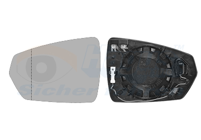 Mirror Glass, exterior mirror VAN WEZEL 5751837