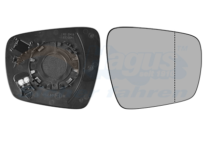 Mirror Glass, exterior mirror VAN WEZEL 4424838