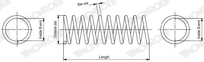 Suspension Spring MONROE SP4996
