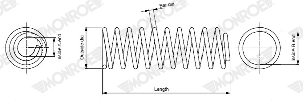 Suspension Spring MONROE SP4506