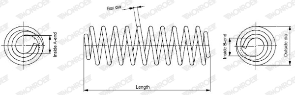 Coil Spring MONROE SP3790