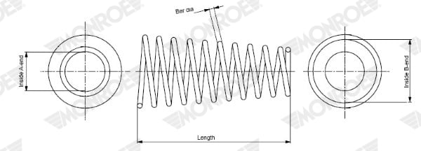 Coil Spring MONROE SP4109