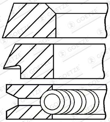 Piston Ring Kit GOETZE ENGINE 08-394600-00
