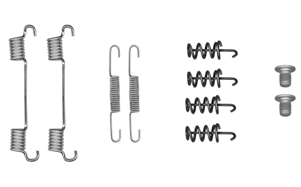 Accessory Kit, parking brake shoes TEXTAR 97047300