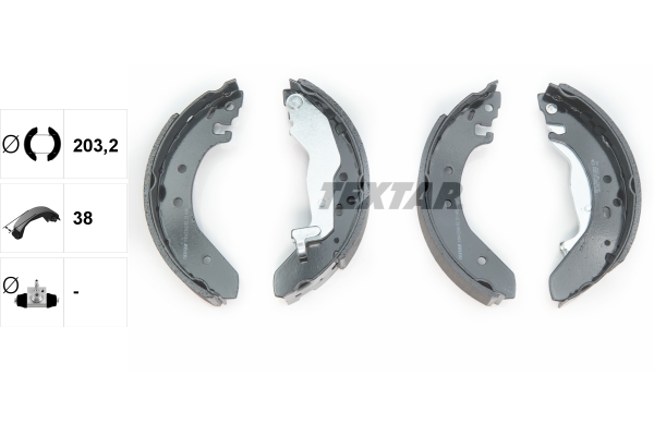 Kit de zapatas TEXTAR 91043900