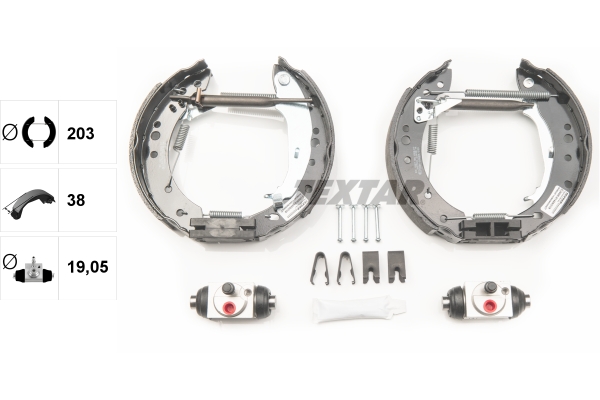 Kit de zapatas TEXTAR 84068800