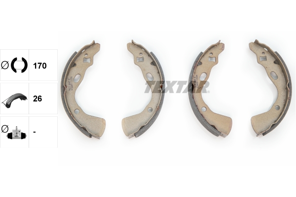 Kit de zapatas TEXTAR 91039700