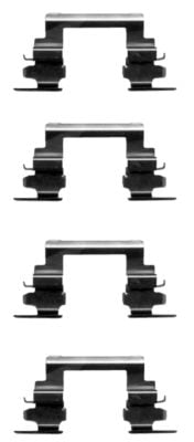 Accessory Kit, disc brake pad TEXTAR 82507300