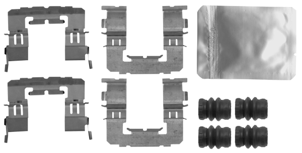 Accessory Kit, disc brake pad TEXTAR 82542200