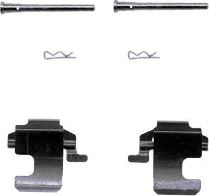Accessory Kit, disc brake pad TEXTAR 82033600