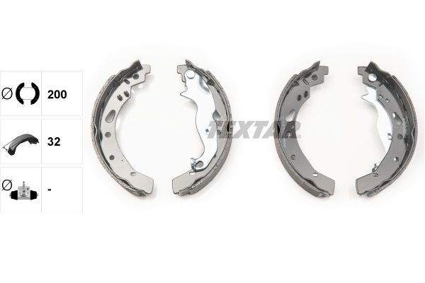 Kit de zapatas TEXTAR 91072100