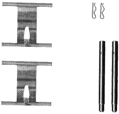Accessory Kit, disc brake pad TEXTAR 82076600