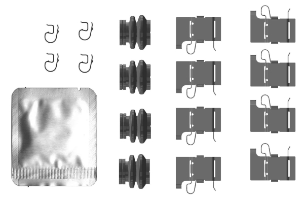 Accessory Kit, disc brake pad TEXTAR 82555200