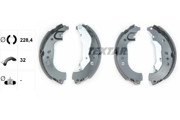 Kit de zapatas TEXTAR 91080100