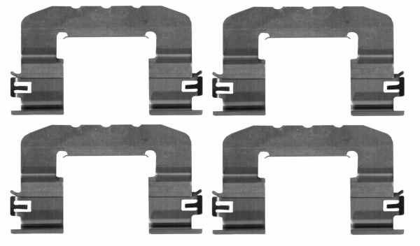 Accessory Kit, disc brake pad TEXTAR 82549900