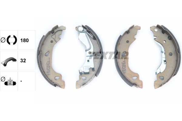 Kit de zapatas TEXTAR 91054400