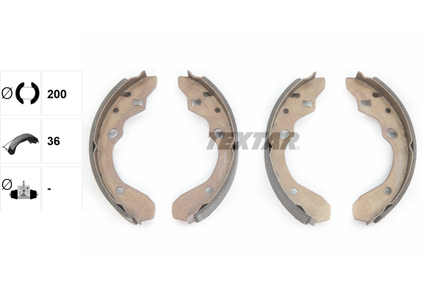 Kit de zapatas TEXTAR 91047400