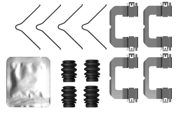 Accessory Kit, disc brake pad TEXTAR 82553900