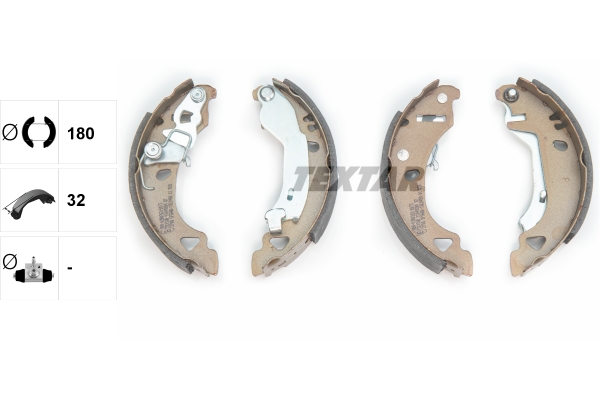Kit de zapatas TEXTAR 91049200