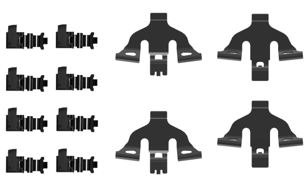 Accessory Kit, disc brake pad TEXTAR 82556000