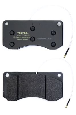 Brake Pad Set, disc brake TEXTAR 2901302