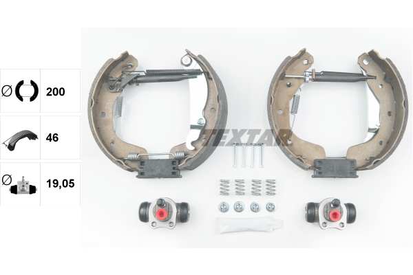 Kit de zapatas TEXTAR 84058200