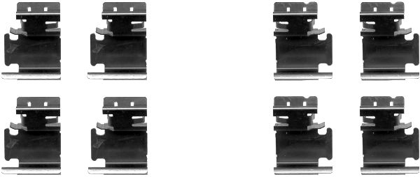 Accessory Kit, disc brake pad TEXTAR 82054300