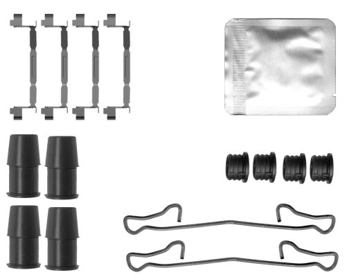 Accessory Kit, disc brake pad TEXTAR 82561000