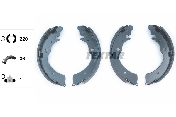 Kit de zapatas TEXTAR 91042300
