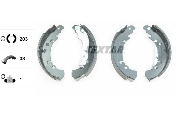 Kit de zapatas TEXTAR 91075000