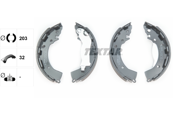 Kit de zapatas TEXTAR 91080800
