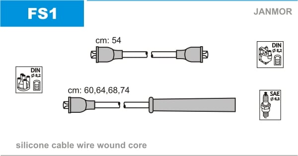 Ignition Cable Kit JANMOR FS1