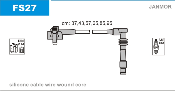 Ignition Cable Kit JANMOR FS27