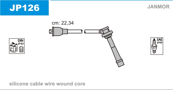 Ignition Cable Kit JANMOR JP126
