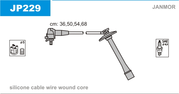 Ignition Cable Kit JANMOR JP229