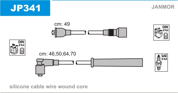 Ignition Cable Kit JANMOR JP341