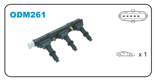 Ignition Coil JANMOR ODM261