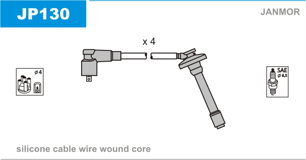 Ignition Cable Kit JANMOR JP130