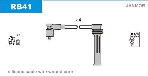 Ignition Cable Kit JANMOR RB41