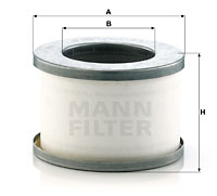 Filter, crankcase breather MANN-FILTER LC 9002 x