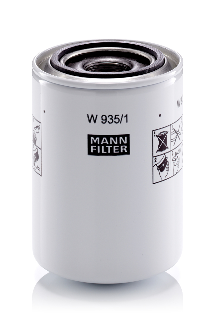 Filter, operating hydraulics MANN-FILTER W 935/1