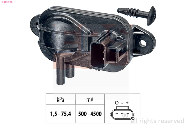 Sensor, boost pressure EPS 1.993.268