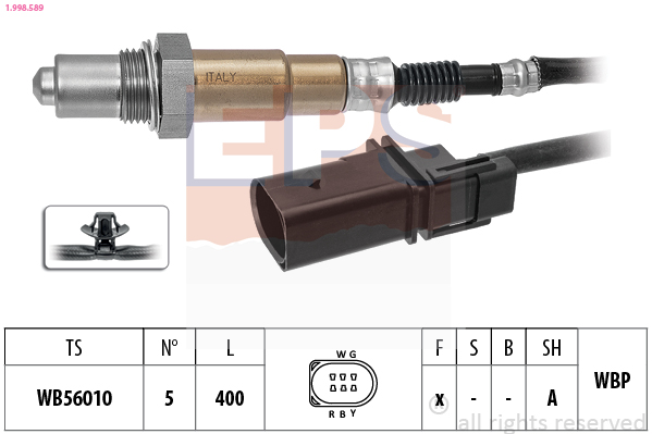Sonda lambda EPS 1.998.589