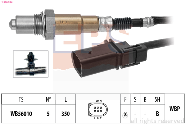 Sonda lambda EPS 1.998.594