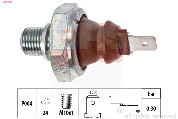 Oil Pressure Switch EPS 1.800.008